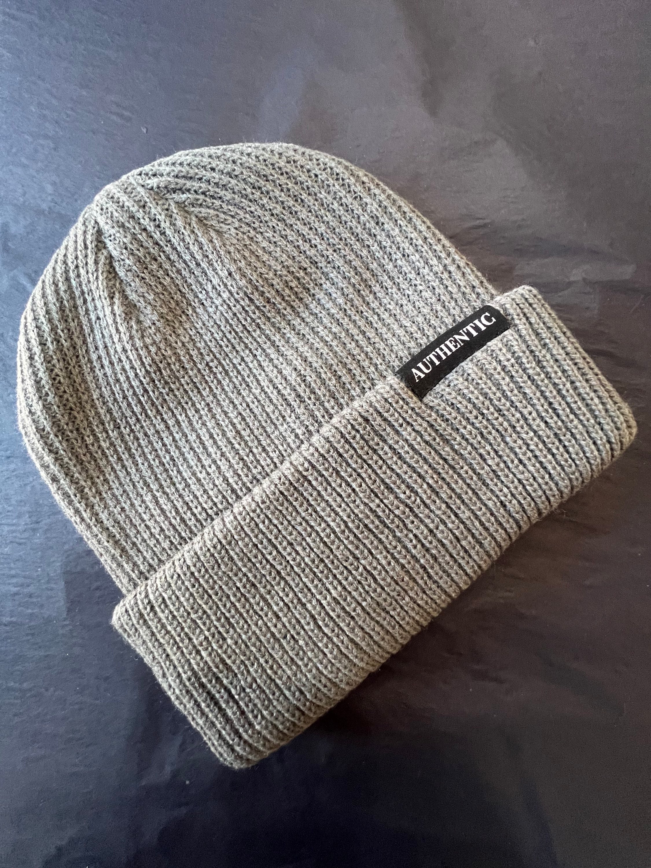Charcoal Waffle Beanie image 0