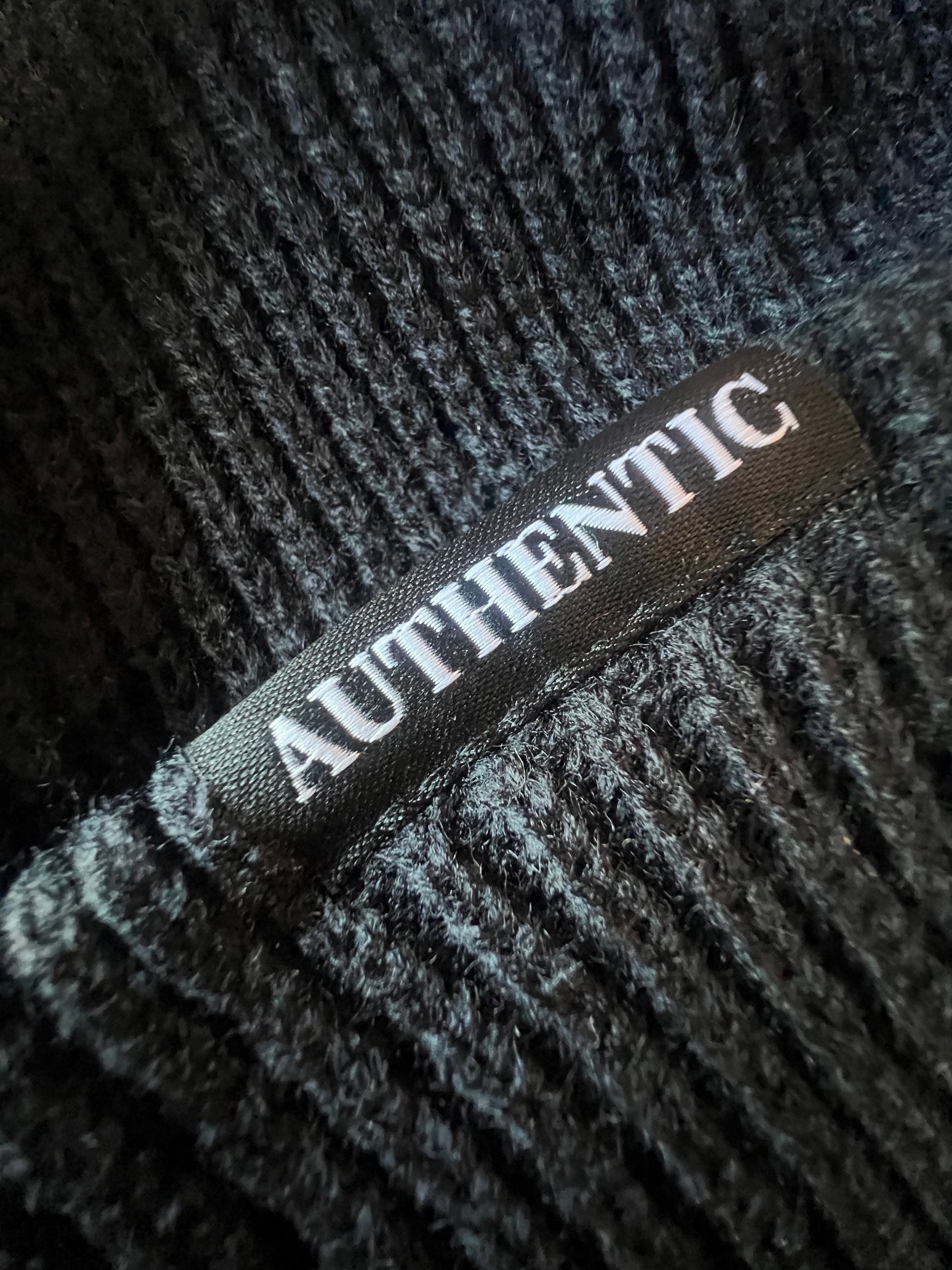 Black Waffle Beanie image 1