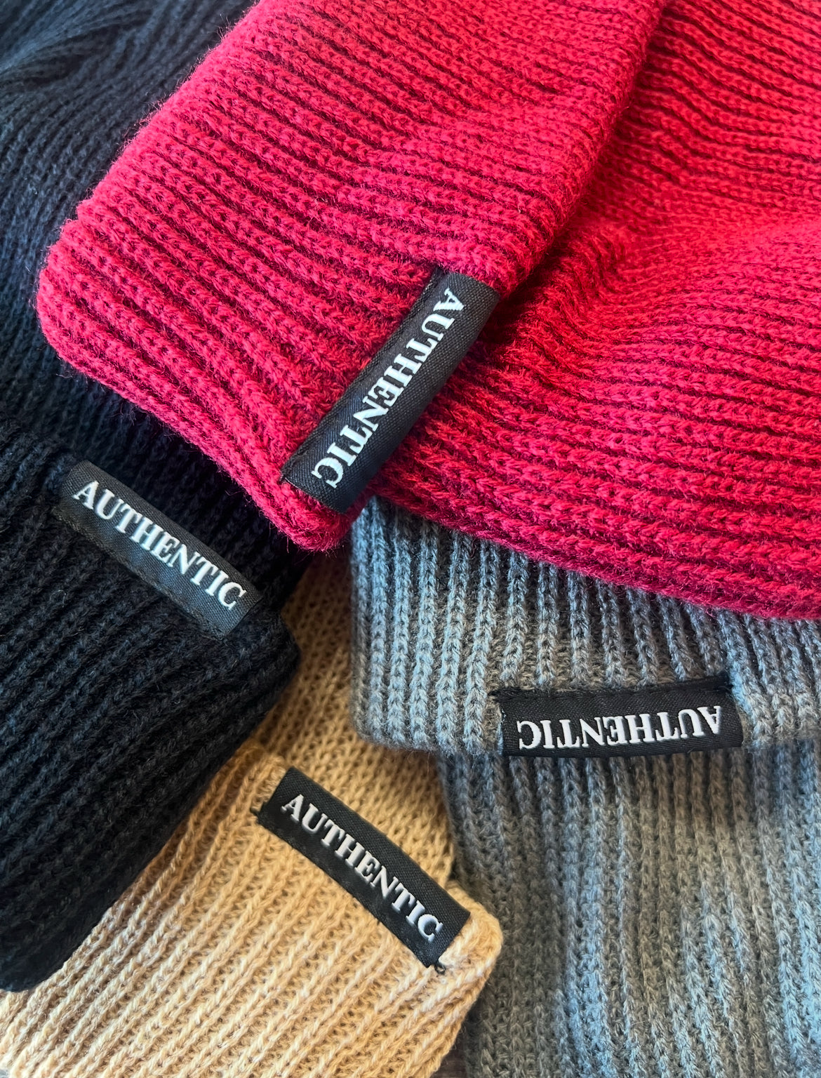Tan Waffle Beanie image 2