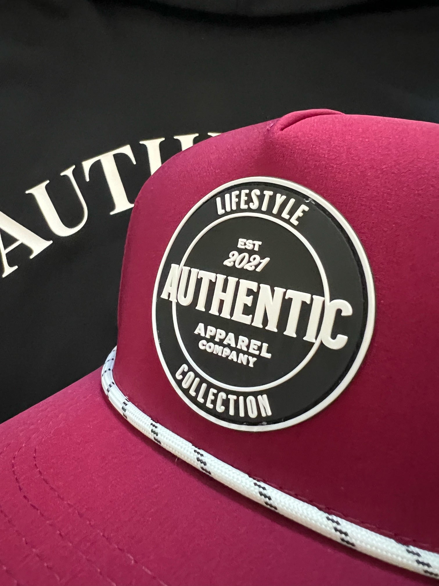 Performance Rope Snapback- Maroon image 0