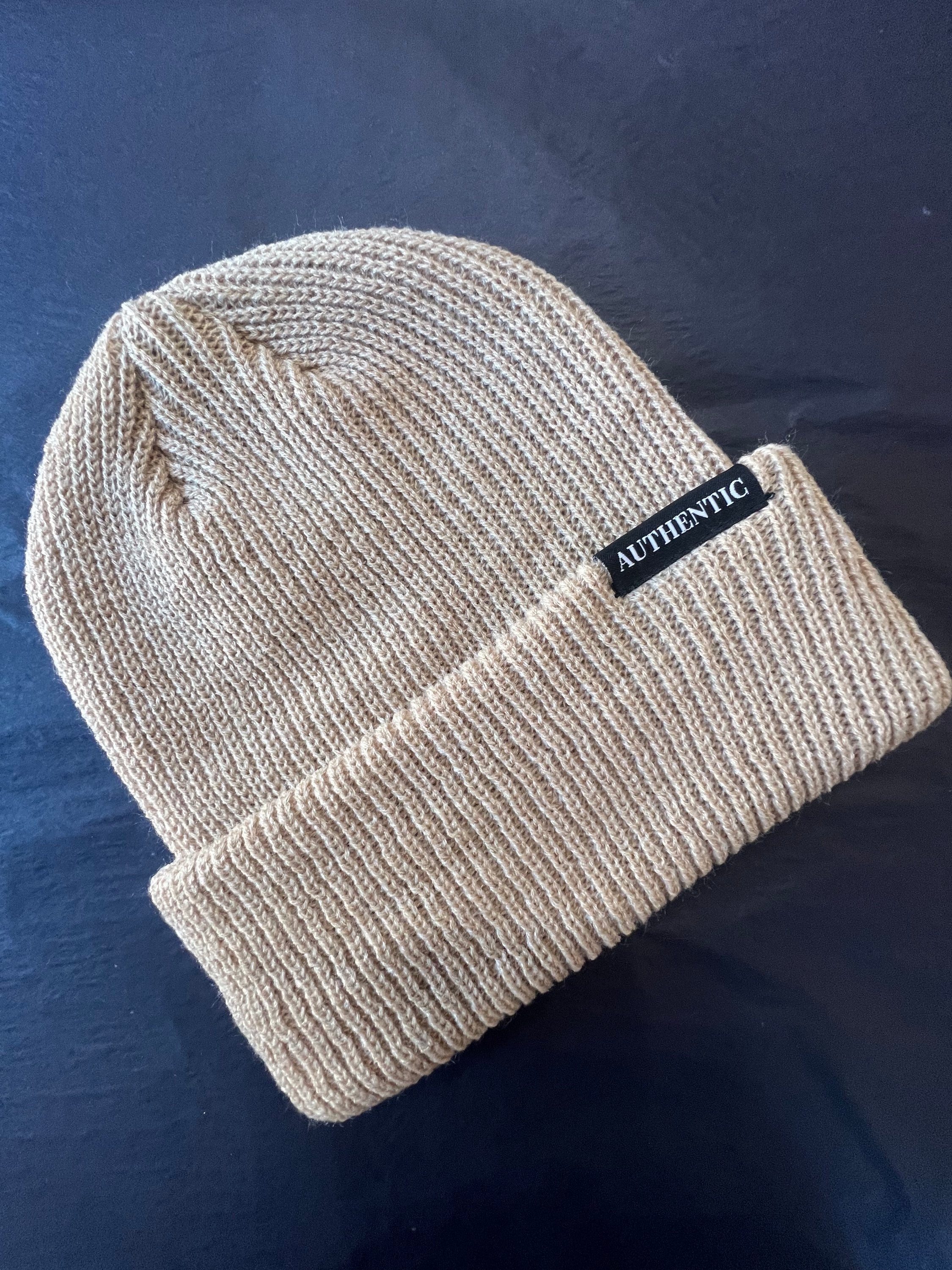 Tan Waffle Beanie image 0